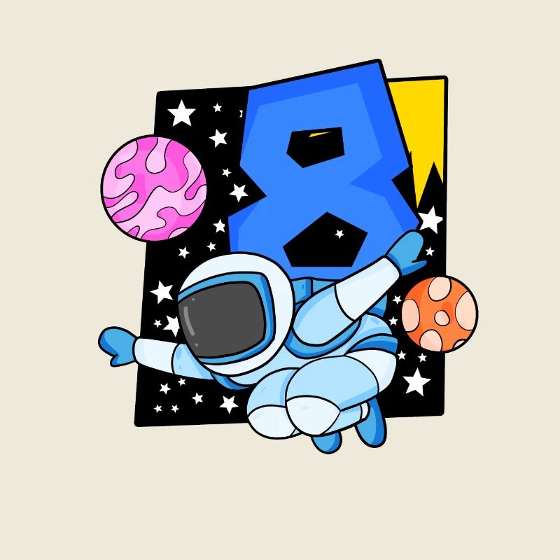 8 ans Jeune astronaute