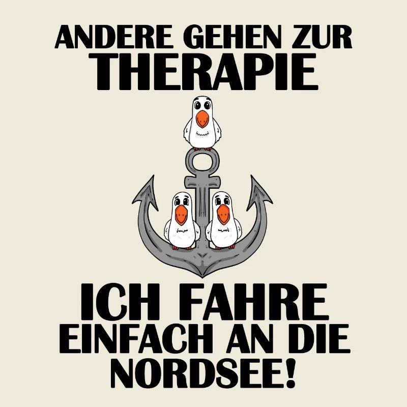 Nordsee Plattdeutsch Spruch Moin Möwe Anker