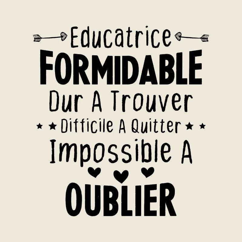 Éducatrice formidable cadeau Éducatrice d'école