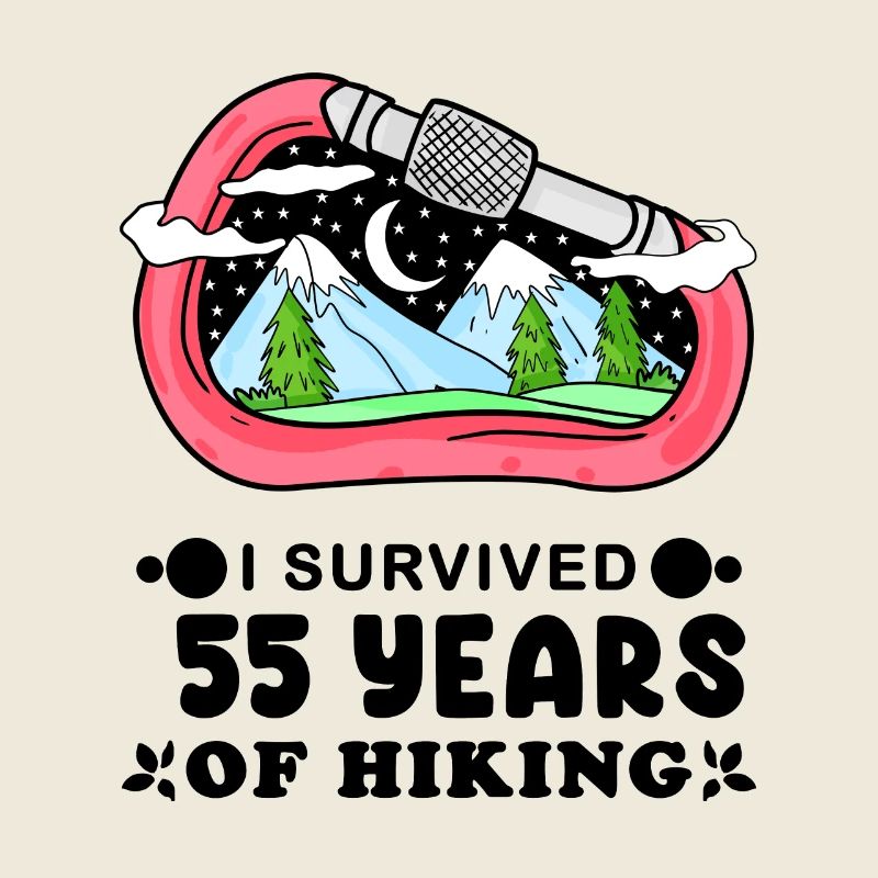 Berg Wanderer 55. Geburtstag 55 Jahre alt Geschenk