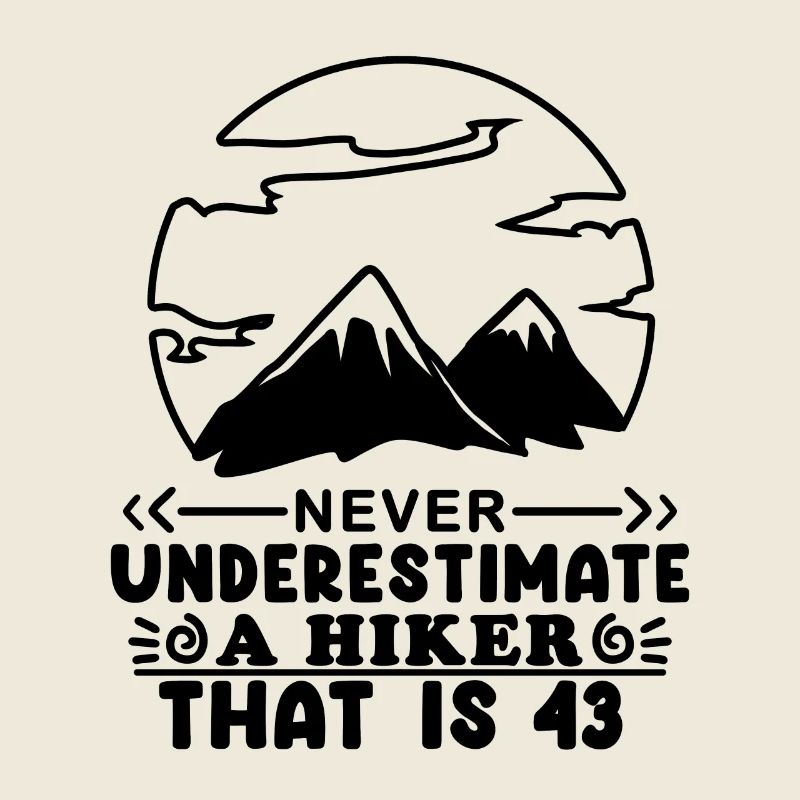 Mountain Wanderer 43ème anniversaire 43 ans Cadeau