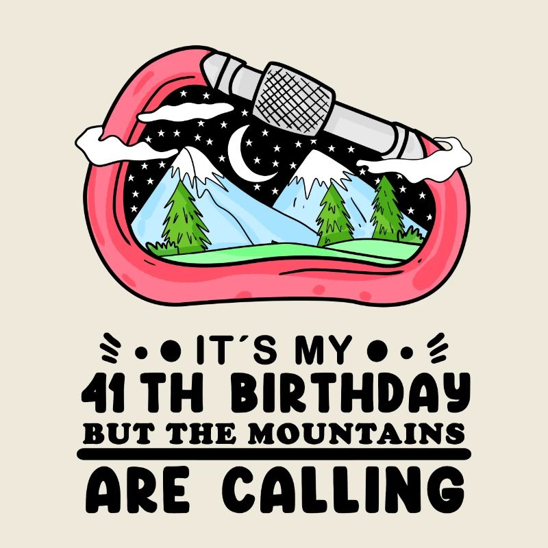41e anniversaire montagnes 41 ans père