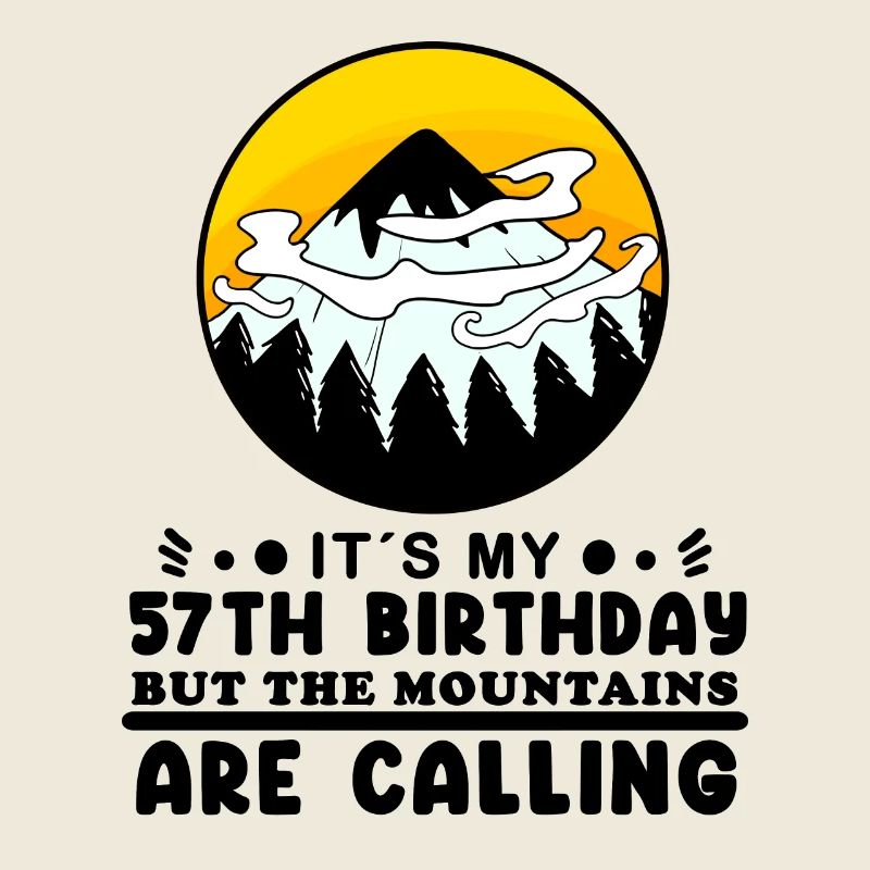 57e anniversaire Mountains Mountain Summit - 57 ans