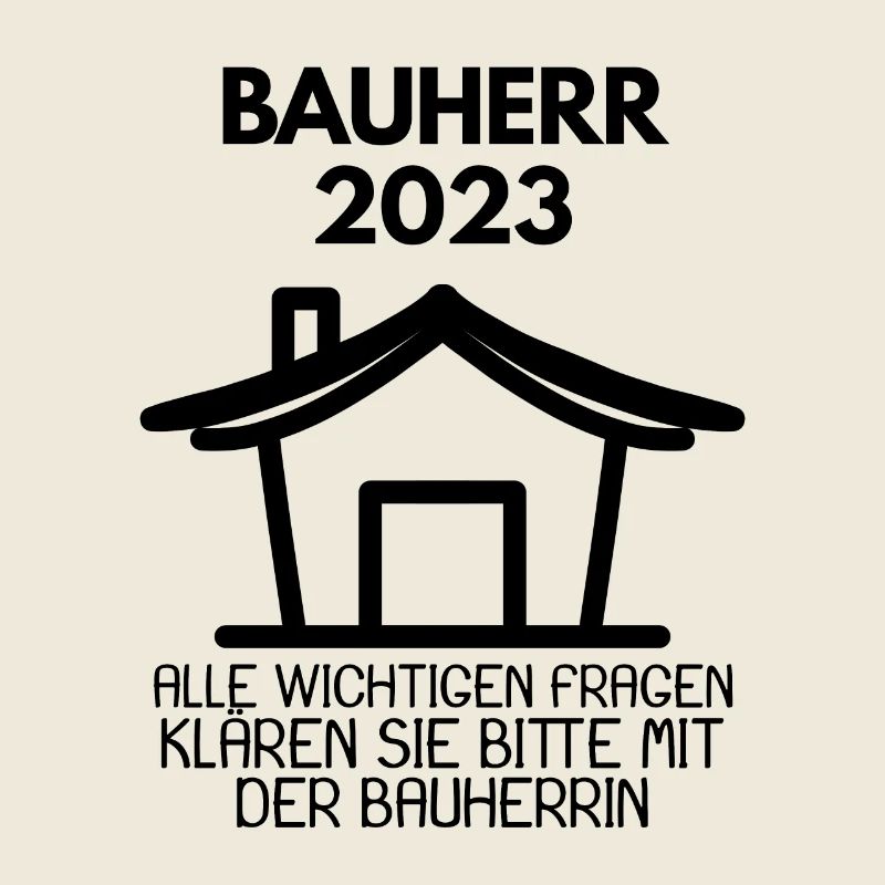 Bauherr 2023 Hausbau Baustelle Richtfest Geschenk