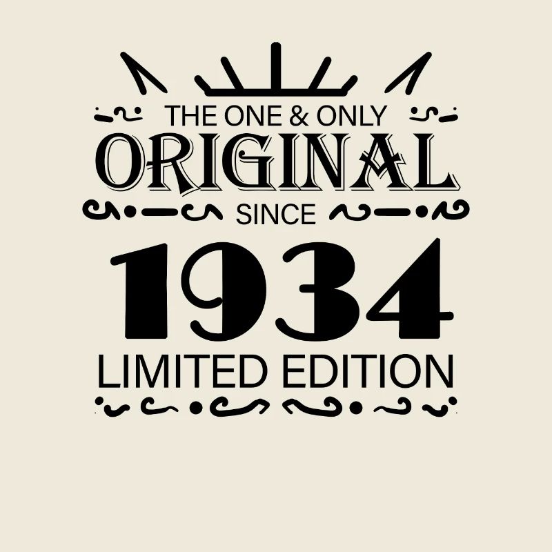 1934 - Année de construction 1934 - Né en 1934