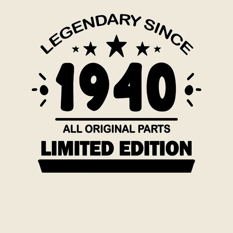 1940 - Né 1940 - Année de construction 1940