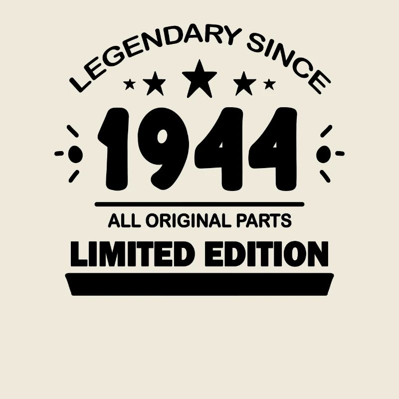 1944 - Né 1944 - Année de construction 1944