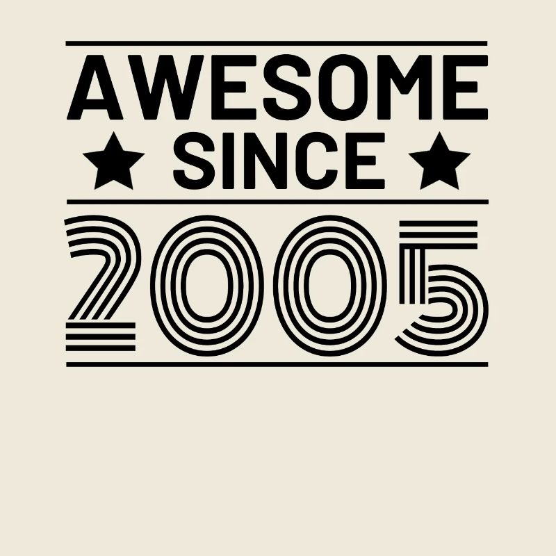 Geburtstag Awesome seit 2005