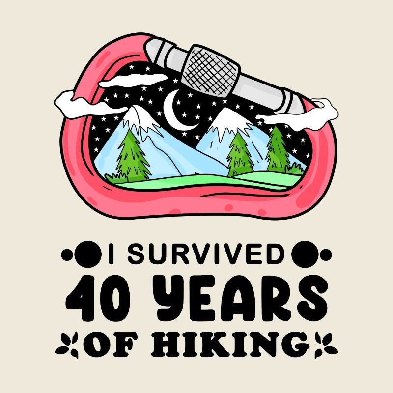 Cadeau de citation de montagne du 40e anniversaire