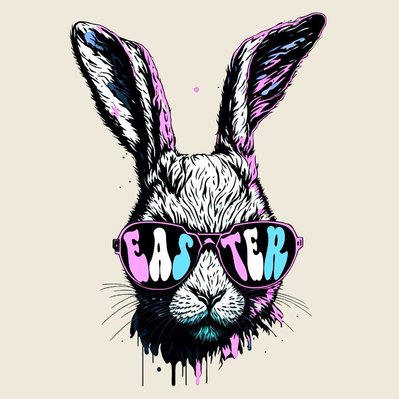 Groovy Rabbit With Sunglasses Easter Gift