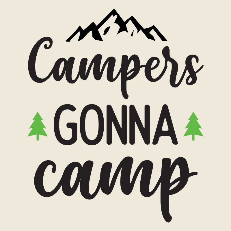 Camper auf dem Weg zum Camp