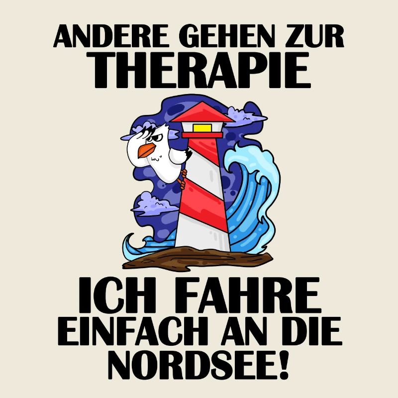 Nordsee Leuchtturm Möwe