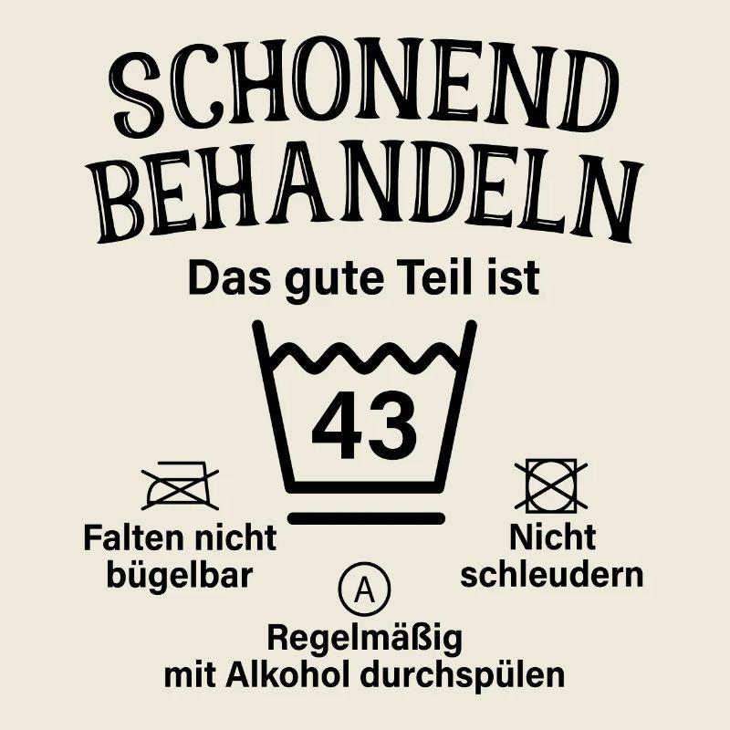 43. Geburtstag Schonend Behandeln 43 Teil Ist 43