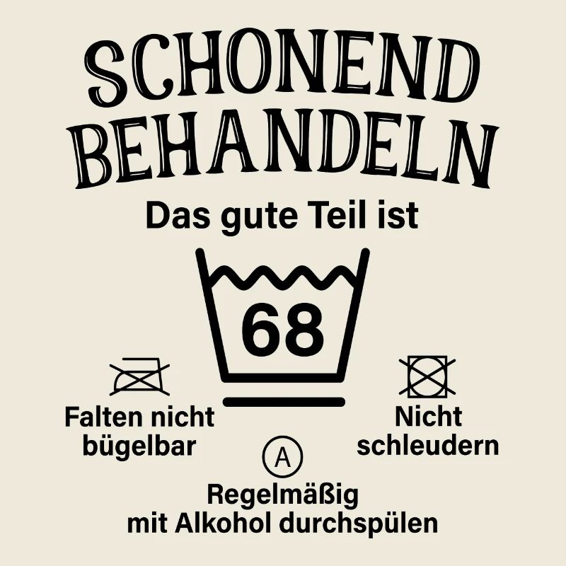 68. Geburtstag Schonend Behandeln 68 Teil Ist 68