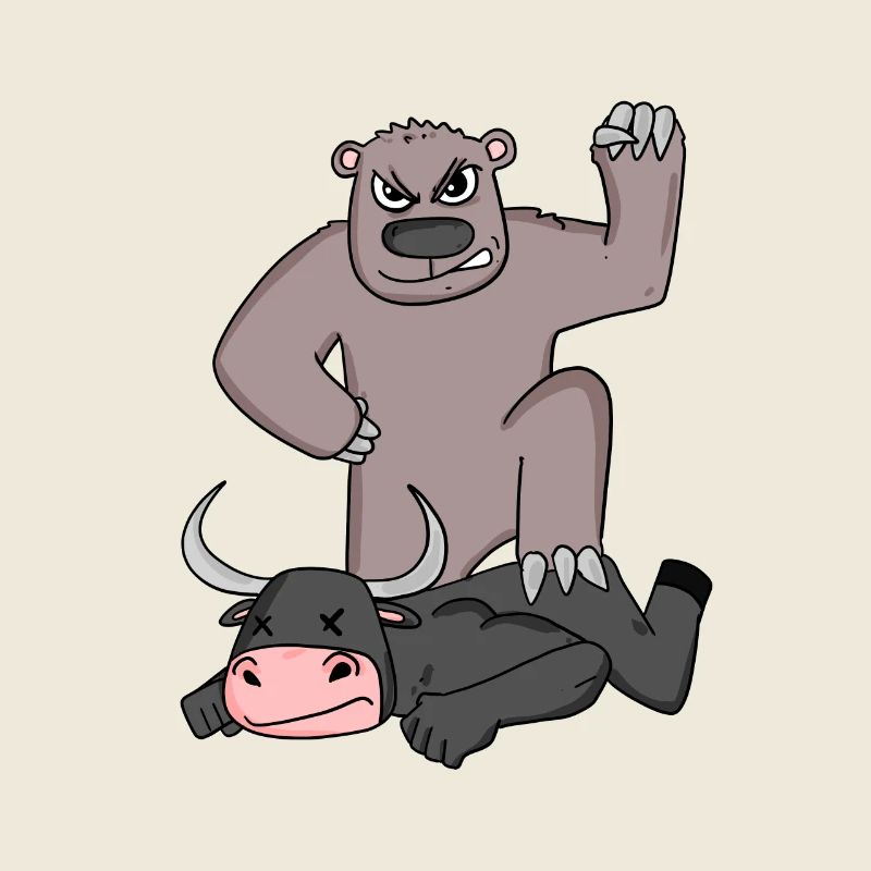 Actions Trading d’actions Cours des actions Taureau Ours