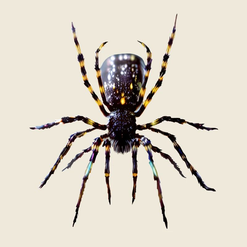 Tarentule Araignée Tarentule à genoux rouges