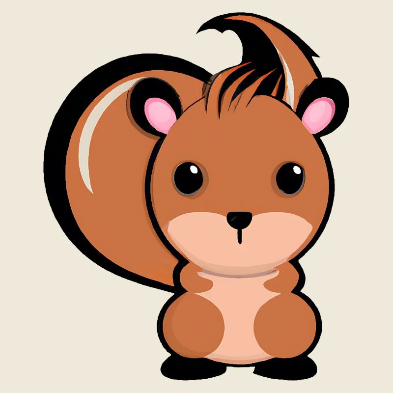 Süßes Eichhörnchen