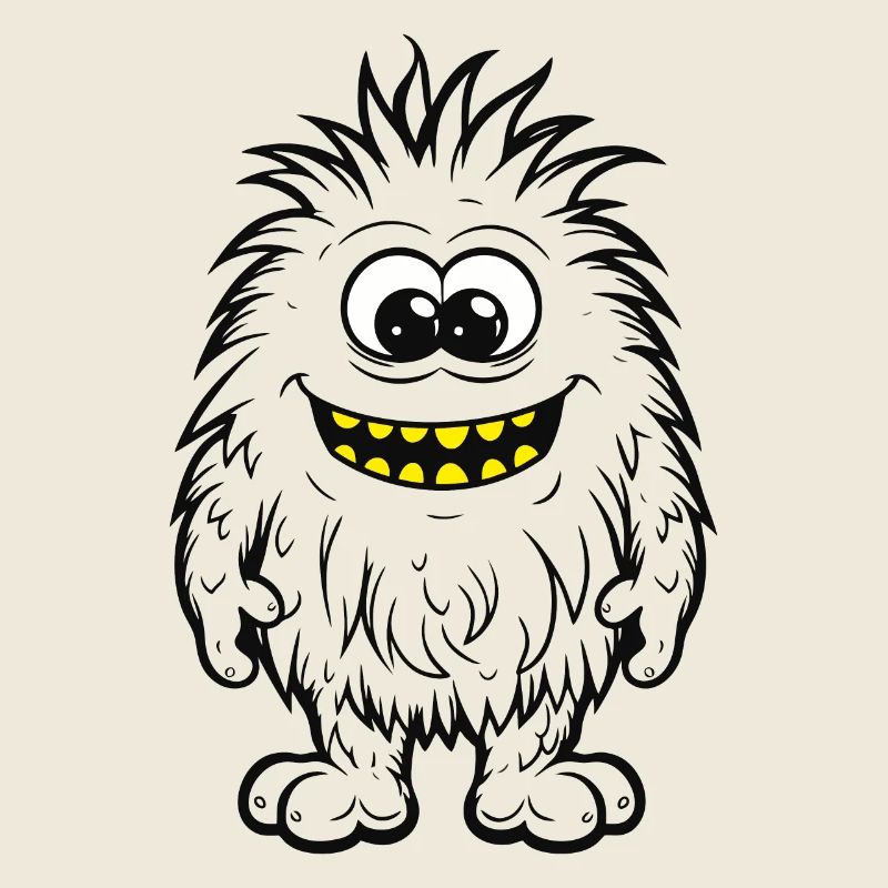 Drôle de créature de monstre de compagnie