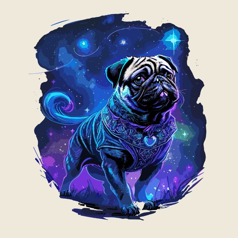 Mystical Pug Dog