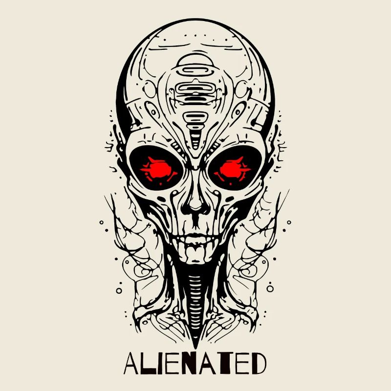 Alienated Alien Face