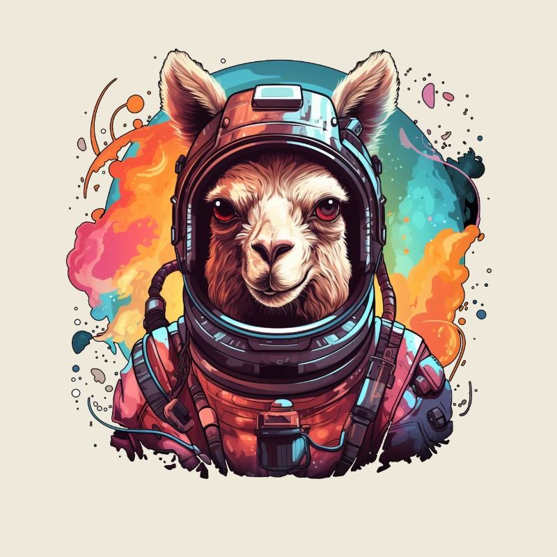 Astronauten-Lama