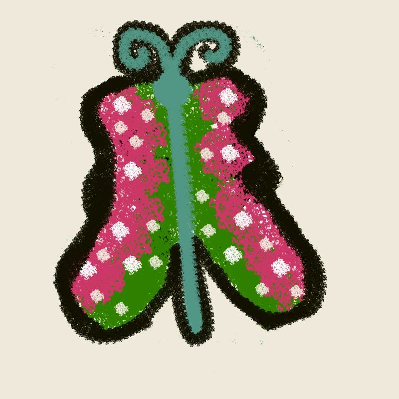 Été Papillon Insecte Insecte Papillon Enfant