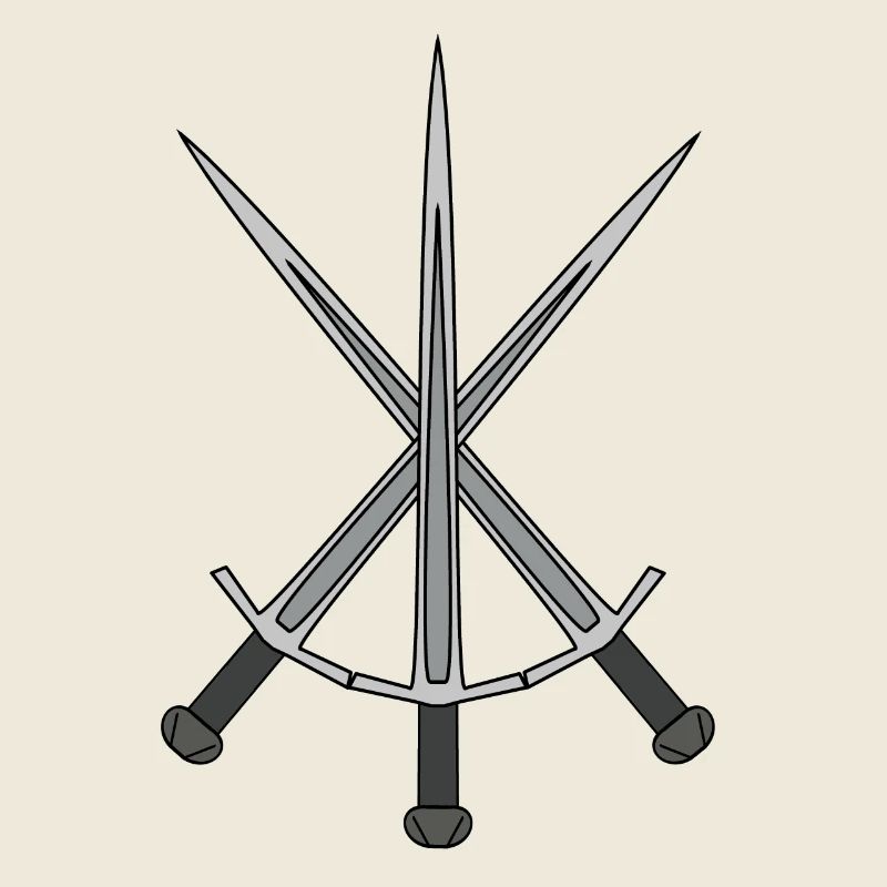 Épées Sabre Épée Combat Roi