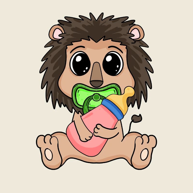 Bébé Lion Animal