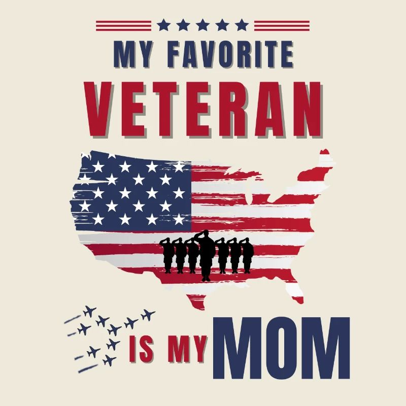 Mon vétéran préféré est ma mère Veterans Day USA