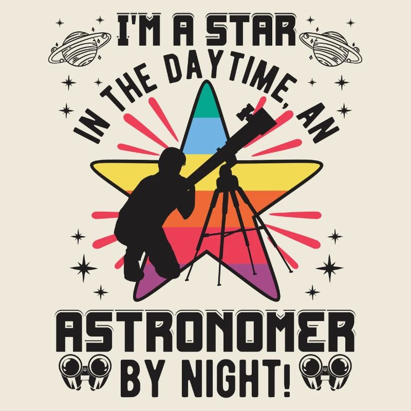 Tagsüber bin ich ein Star, nachts ein Astronom!
