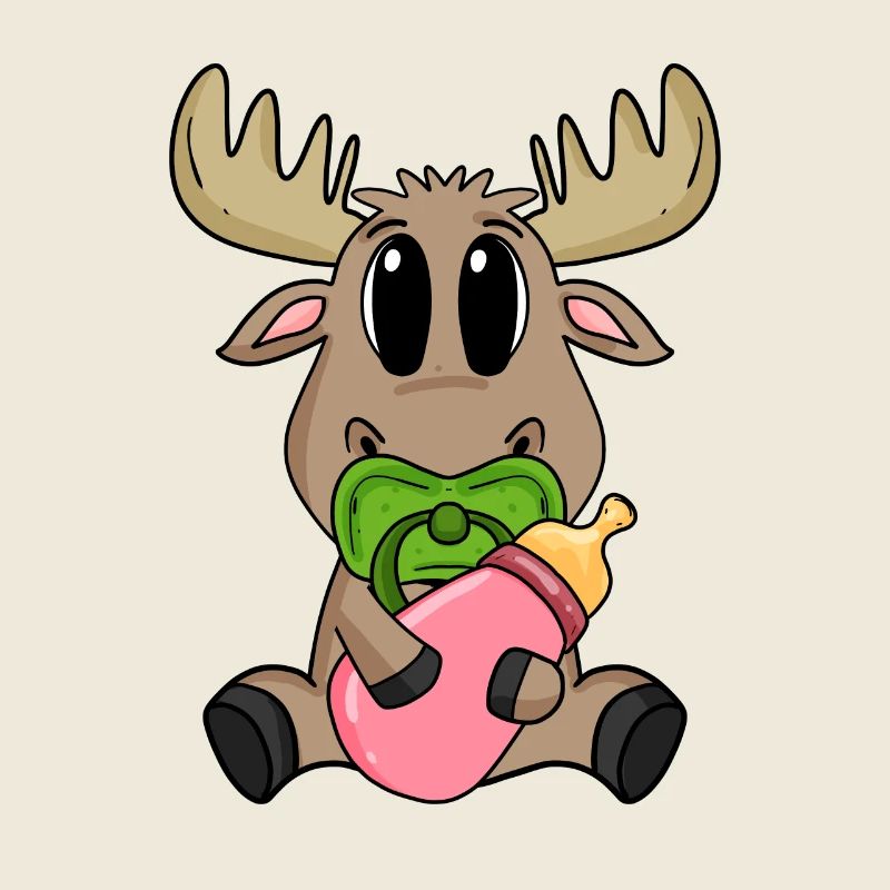 Baby Elch Motiv