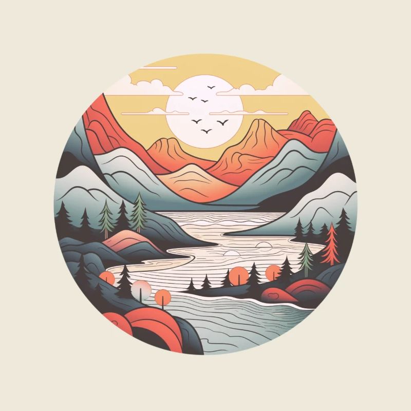 landscape nordic style