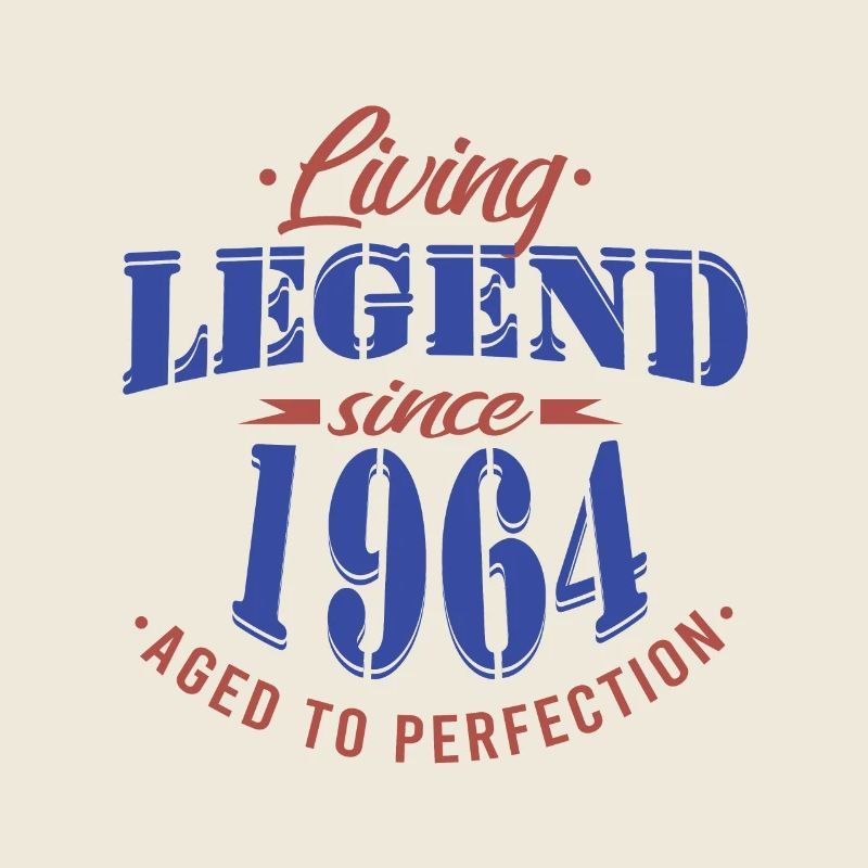 Lebende Legende seit 1964 Geburtstag