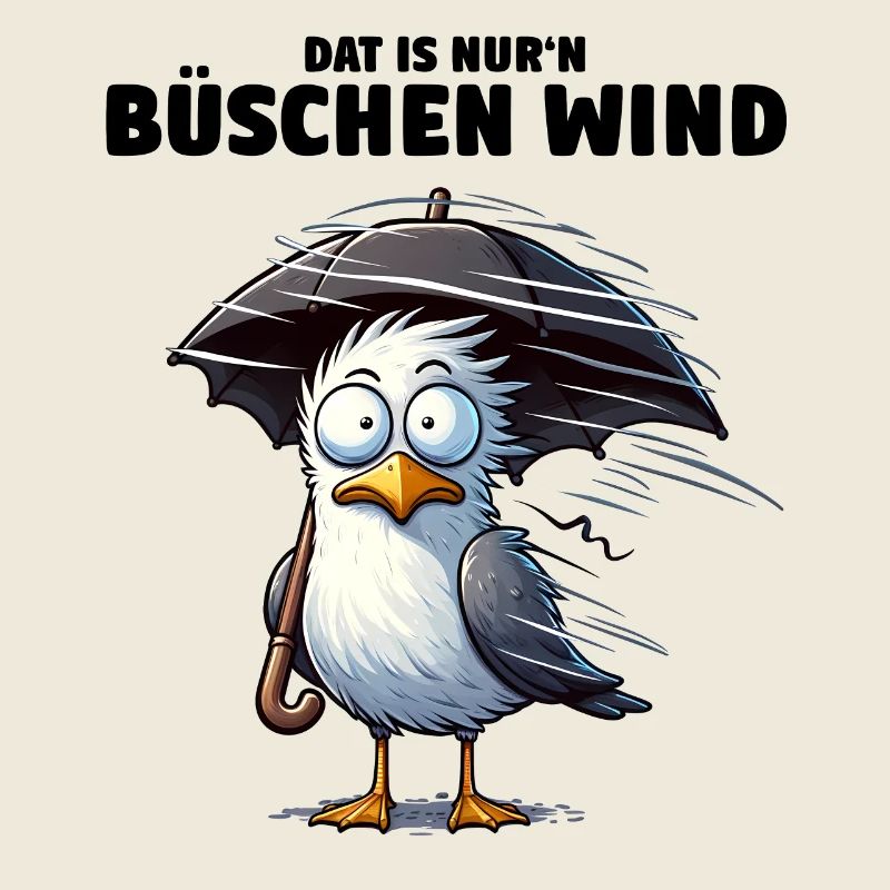 Möwe Sturm Schietwetter, Dat is nur'n büschen Wind