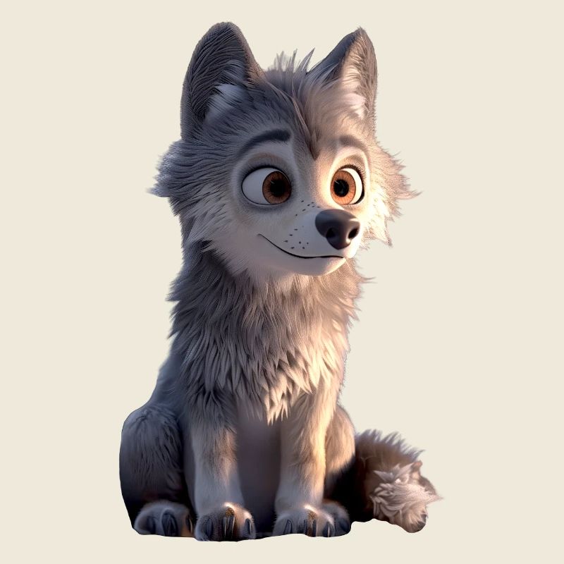 Wolf Motiv Wölfe Wolfsrudel Wolfshund Süßer Wolf