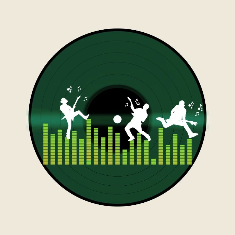 Rythmes sur vinyle vert