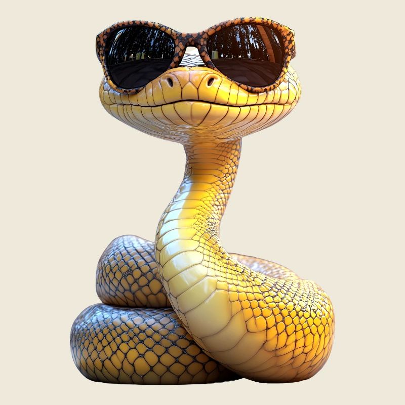 Serpent Python Cobra Mamba Serpent à sonnettes Serpent