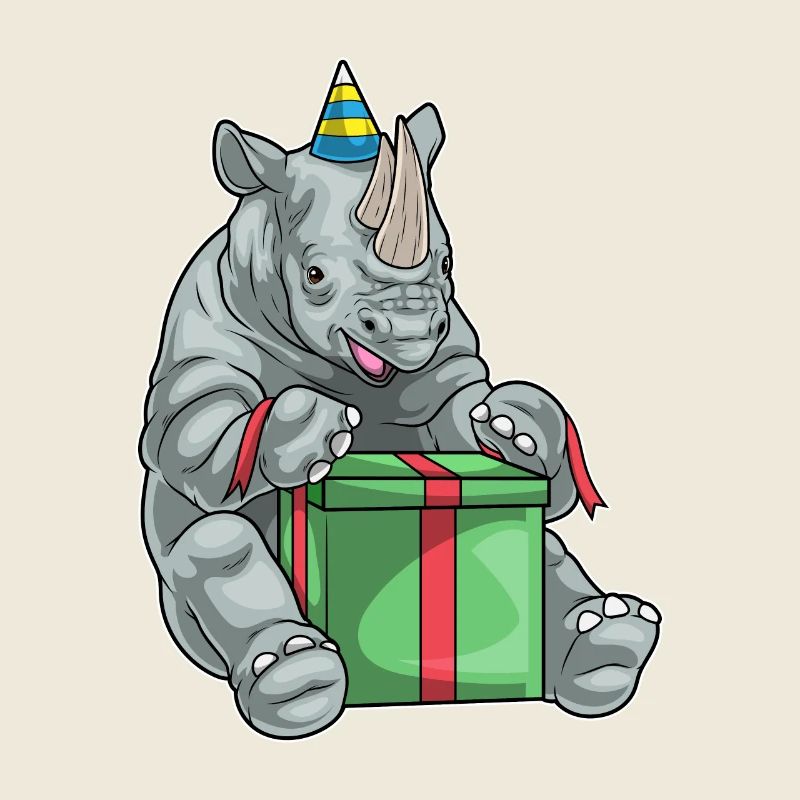 Nashorn Geburtstag Paket