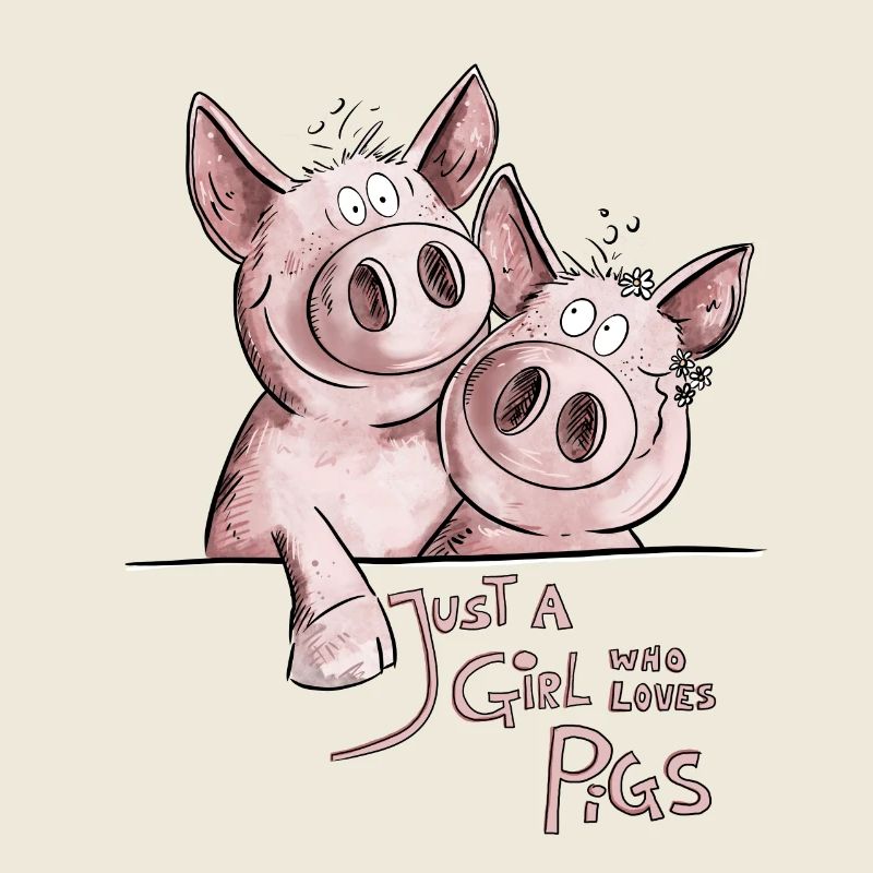 Juste une fille qui aime les cochons Cochon