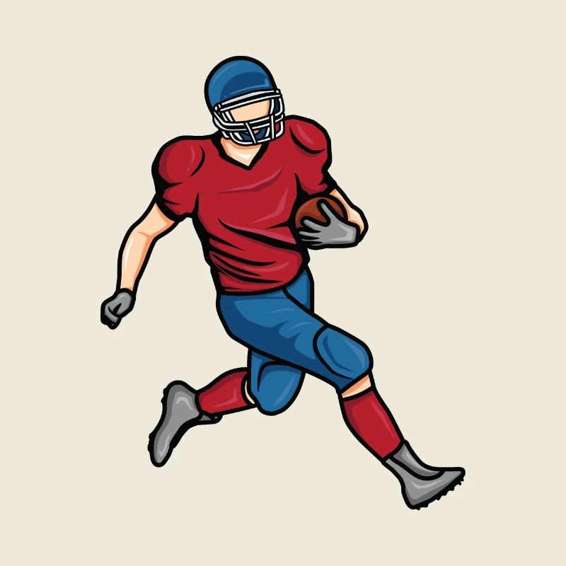 Dessin de garçon de football