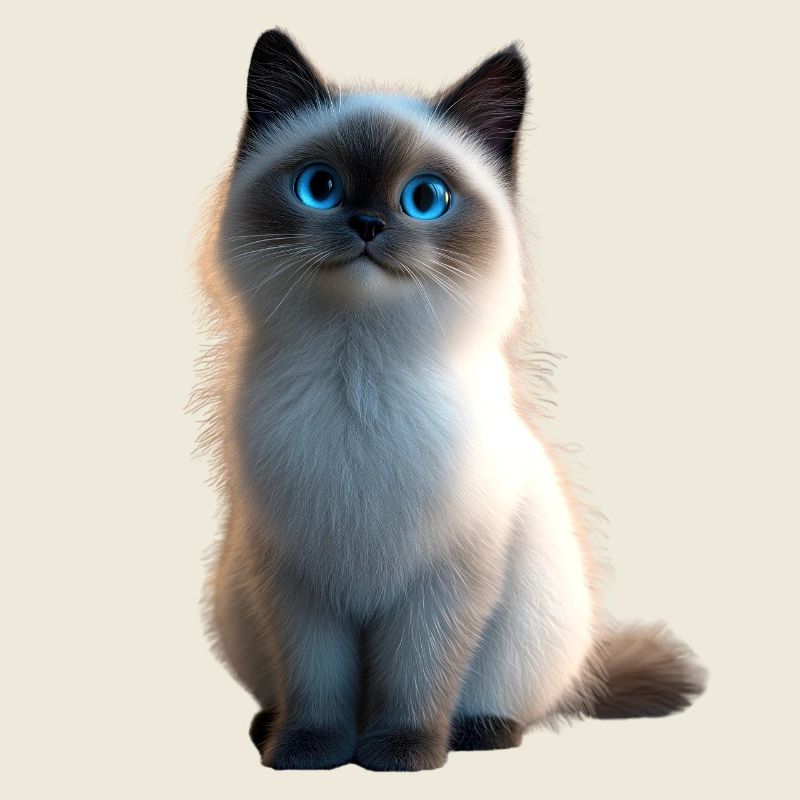 Birma Katze Heilige Birmakatze Süße Birma Katzen