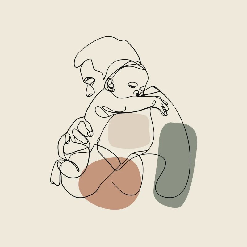 Vater mit Kind Baby