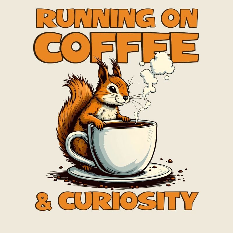 Mit Kaffee und Neugier – Eichhörnchen Kaffee