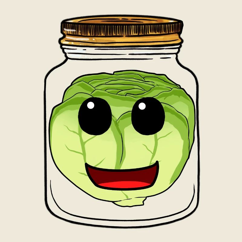 Cabbage Cabbage Mason Jar Cook Chefs Kitchen