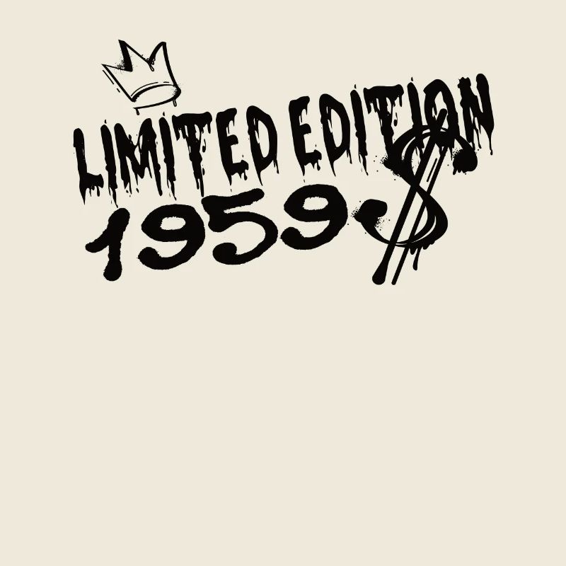 Edition Limitée 1959 Anniversaire Né 1959