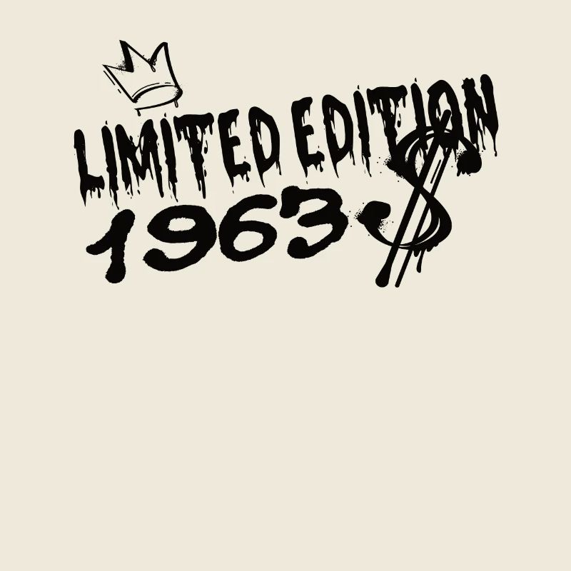 Edition Limitée 1963 Anniversaire Né 1963