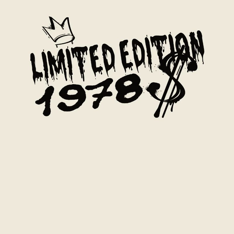 Edition Limitée 1978 Anniversaire Né 1978