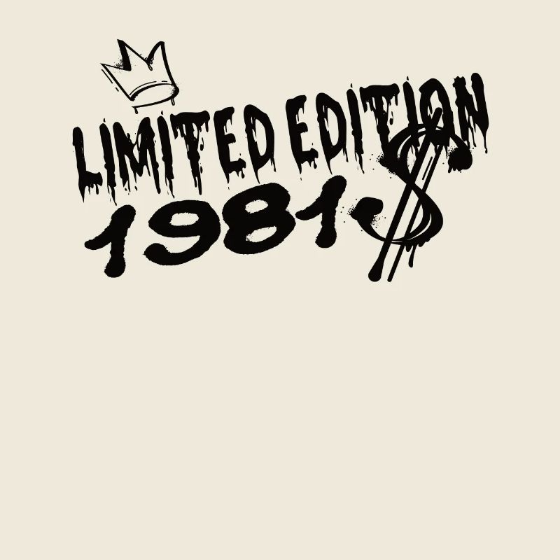 Edition Limitée 1981 Anniversaire Né 1981