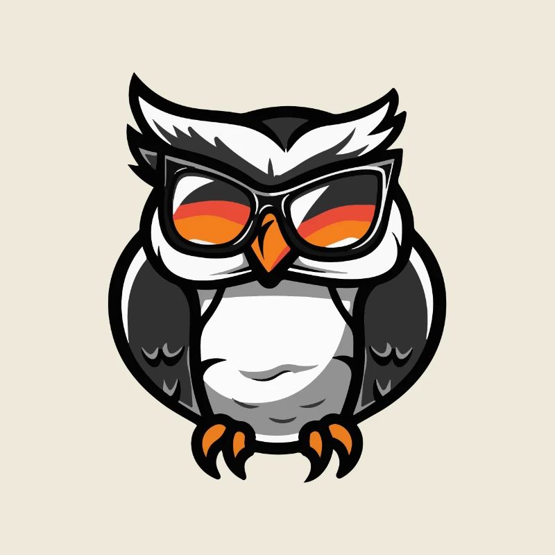Owl Comic Cool
