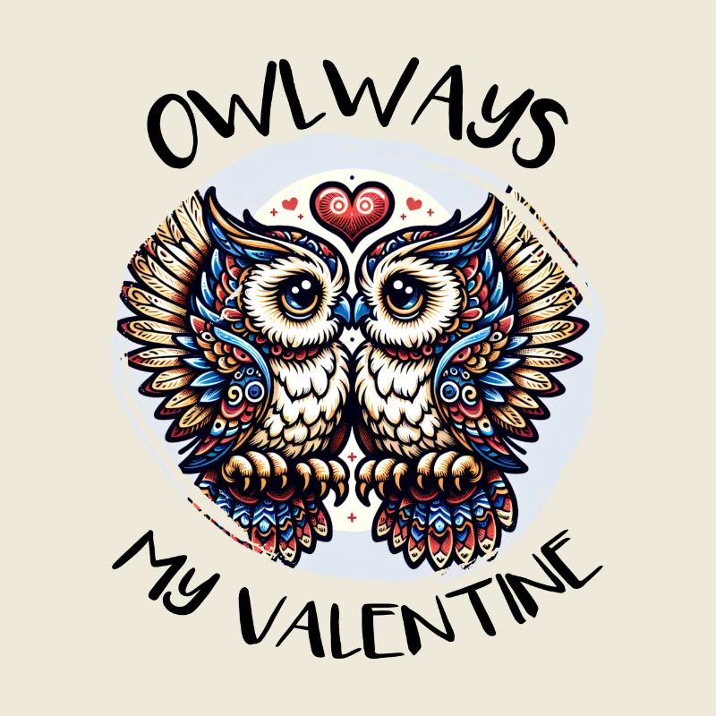 Hiboux mon hibou de la Saint-Valentin